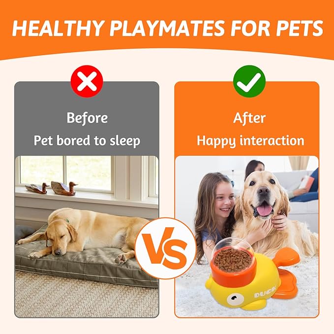 Interaktiv matleksak för husdjur